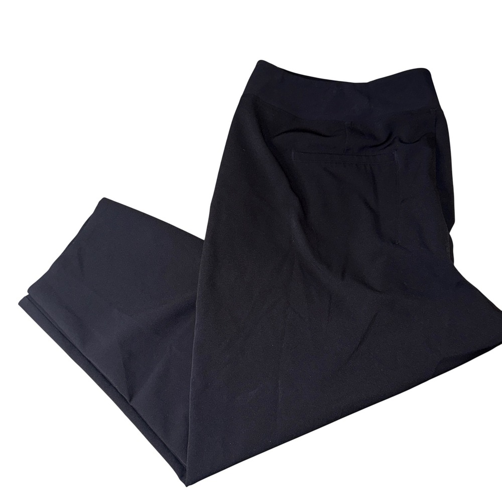 Athleta Brooklyn Ankle Pants 24 Black Lightweight Stretch Zipper Pockets 533636